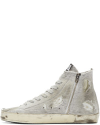 Golden Goose Deluxe Brand Golden Goose Grey Francy High Top Sneakers