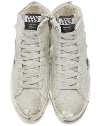 Golden Goose Deluxe Brand Golden Goose Grey Francy High Top Sneakers