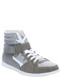 Kenneth Cole Reaction Grey Suede And Mesh Buy Low High Top Sneakers