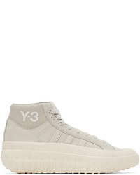 Y-3 Taupe Gr1p High Sneakers