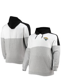 PROFILE Blackheathered Gray Jacksonville Jaguars Big Tall Team Logo Pullover Hoodie