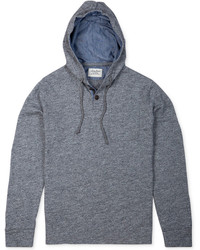 Lucky Brand Chambray Trim Henley Hoodie