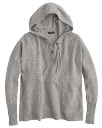 J.Crew Collection Cashmere Patch Pocket Hoodie