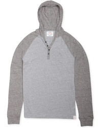 Lucky Brand Colorblocked Henley Hoodie