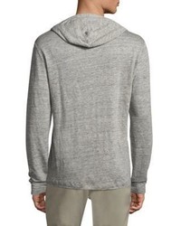 Theory Colton Zephyr Linen Hoodie