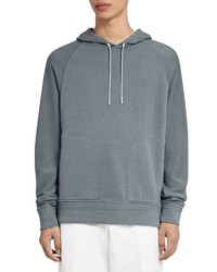 Zegna Cotton Cashmere Hoodie In Grey At Nordstrom