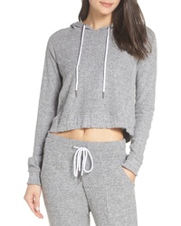 Make + Model Cozy Up Cropped Ribbed Hoodie