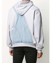 Moschino Dungaree Layered Hooded Sweatshirt