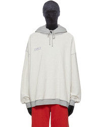 Vetements Gray Inside Out Hoodie