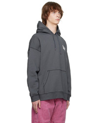 Ganni Gray Isoli Loveclub Hoodie