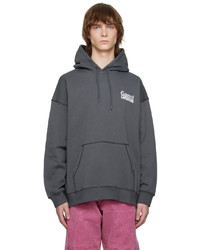 Ganni Gray Isoli Loveclub Hoodie