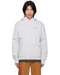 Axel Arigato Gray Monogram Hoodie