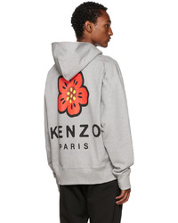 Kenzo Gray Paris Boke Flower Hoodie
