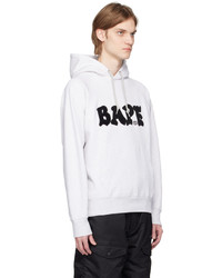 BAPE Gray Relaxed Fit Hoodie