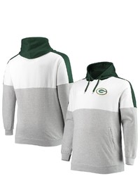 PROFILE Greenheathered Gray Green Bay Packers Big Tall Team Logo Pullover Hoodie At Nordstrom