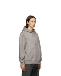 Diesel Red Tag Grey A Cold Wall Edition Gart Dyed Hoodie