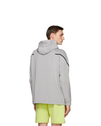 Nike Grey And Black Pro Pullover Hoodie