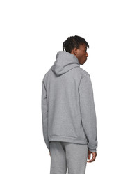 John Elliott Grey Beach Hoodie