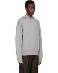 Another Aspect Grey Cotton Hoodie