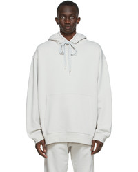 Dries Van Noten Grey Cotton Hoodie