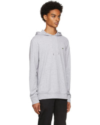 Lacoste Grey Cotton Jersey Hoodie