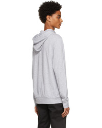 Lacoste Grey Cotton Jersey Hoodie