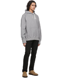 Drake's Grey French Terry Hoodie