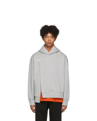 Wooyoungmi Grey French Terry Hoodie