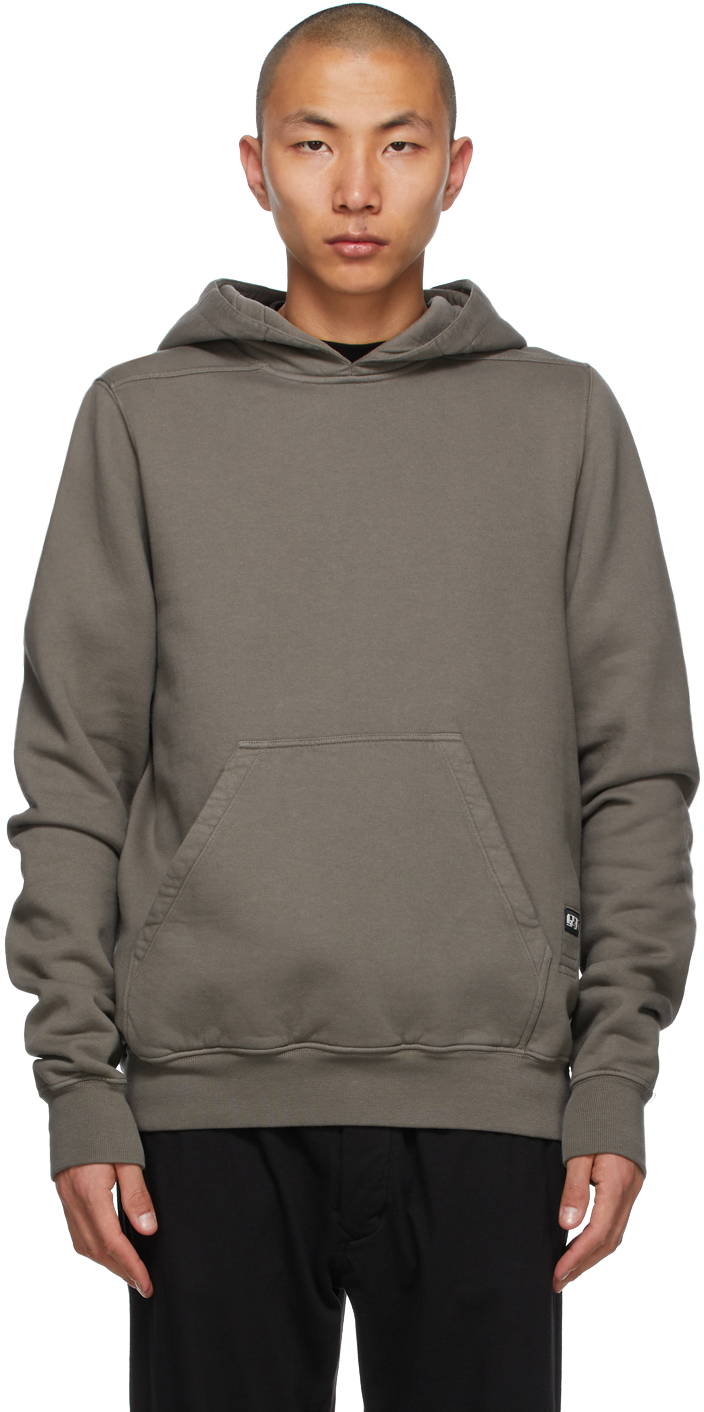 Rick Owens DRKSHDW Grey Granbury Hoodie, $605 | SSENSE | Lookastic