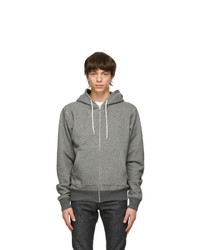 Naked and Famous Denim Grey Heavyweight Hoodie