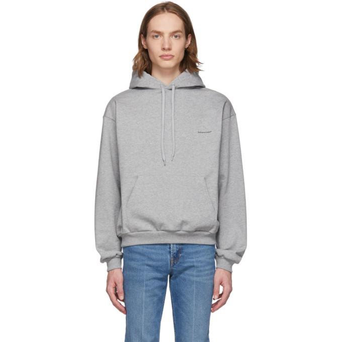 balenciaga grey hoodie mens