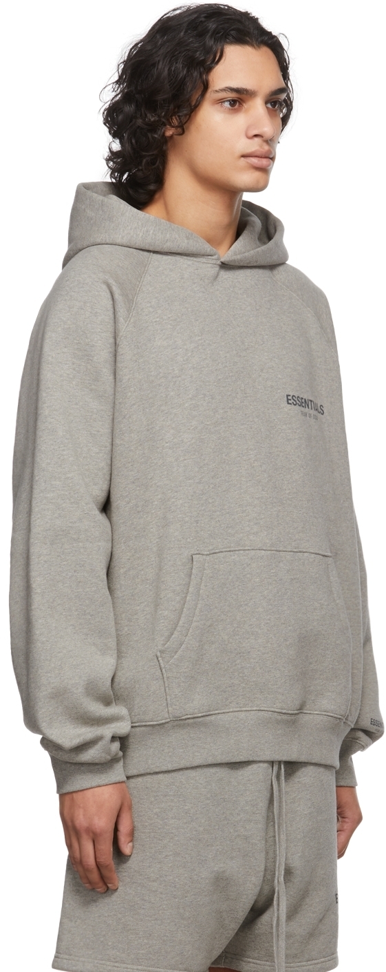 Essentials Grey Pullover Hoodie, $90 | SSENSE | Lookastic