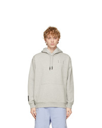 McQ Grey Relaxed Hoodie