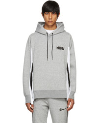 Nike Grey Sacai Edition Jersey Hoodie