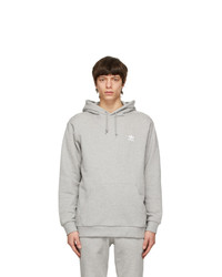 adidas Originals Grey Trefoil Essentials Hoodie