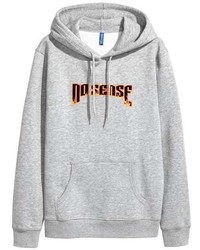 H&M Hooded Sweatshirt With Motif