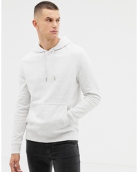 New Look Hoodie With Pocket In Light Grey