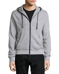 Hudson Jeans Reed Inversion Hoodie Light Gray