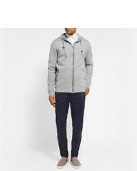 Lanvin Leather Elbow Patch Cotton Hoodie