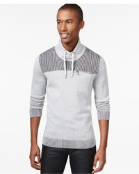 INC International Concepts Otto Funnel Neck Hooded Sweater Only At Macys
