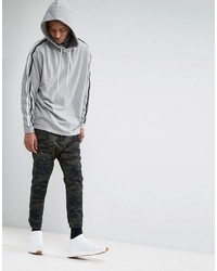 Asos Oversized Hoodie With Piping Side Zips