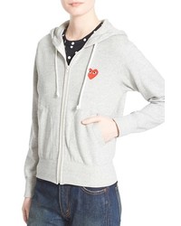 Comme des Garcons Play Play Cotton Zip Hoodie