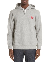 Comme des Garcons Play Red Heart Hoodie