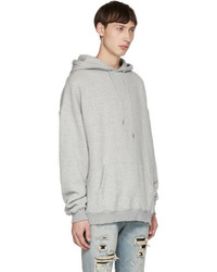 R 13 R13 Grey Oversized Hoodie 395 SSENSE Lookastic