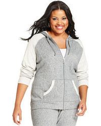 Style&co. Sport Plus Size Zip Front Hoodie