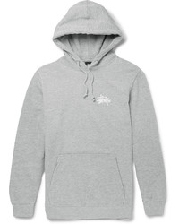 Stussy Stssy Printed Cotton Jersey Hoodie