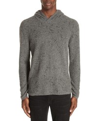John Varvatos Collection Wool Cashmere Hooded Sweater