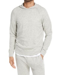 Vince Wool Cashmere Hooded Sweatshirt In Light Heather Grey At Nordstrom