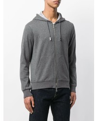 Eleventy Zipped Hooded Sweatshirt