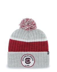 '47 Gray South Carolina Gamecocks Holcomb Cuffed Knit Hat With Pom At Nordstrom